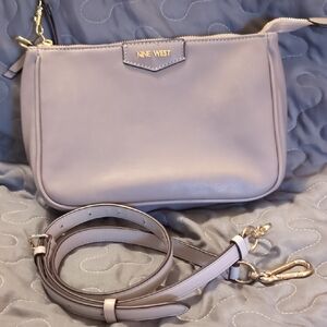 Nine West Women's Gray Purse/Wristlet